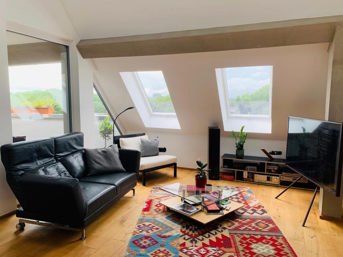 Exklusives Penthouse Im Ehemaligen Bunker Apartment Hannover Exterior photo