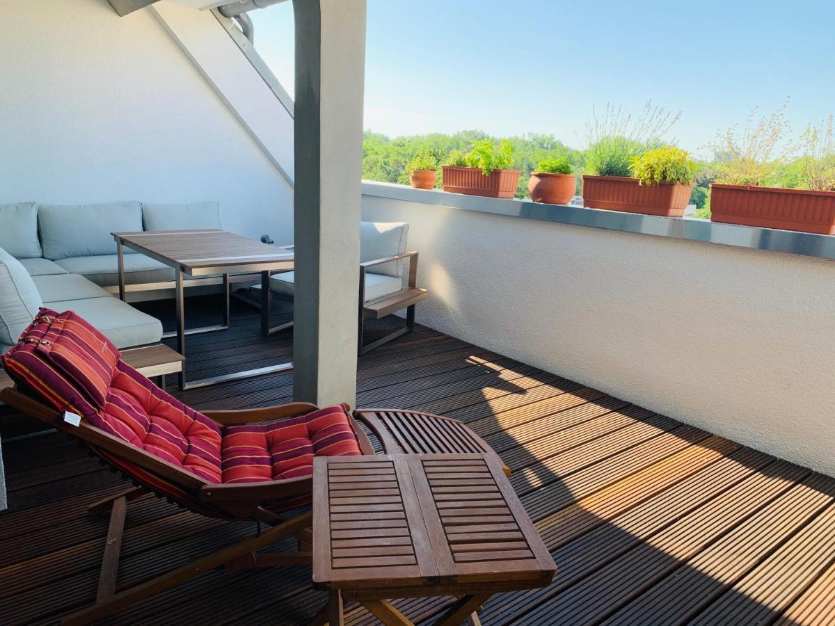 Exklusives Penthouse Im Ehemaligen Bunker Apartment Hannover Exterior photo