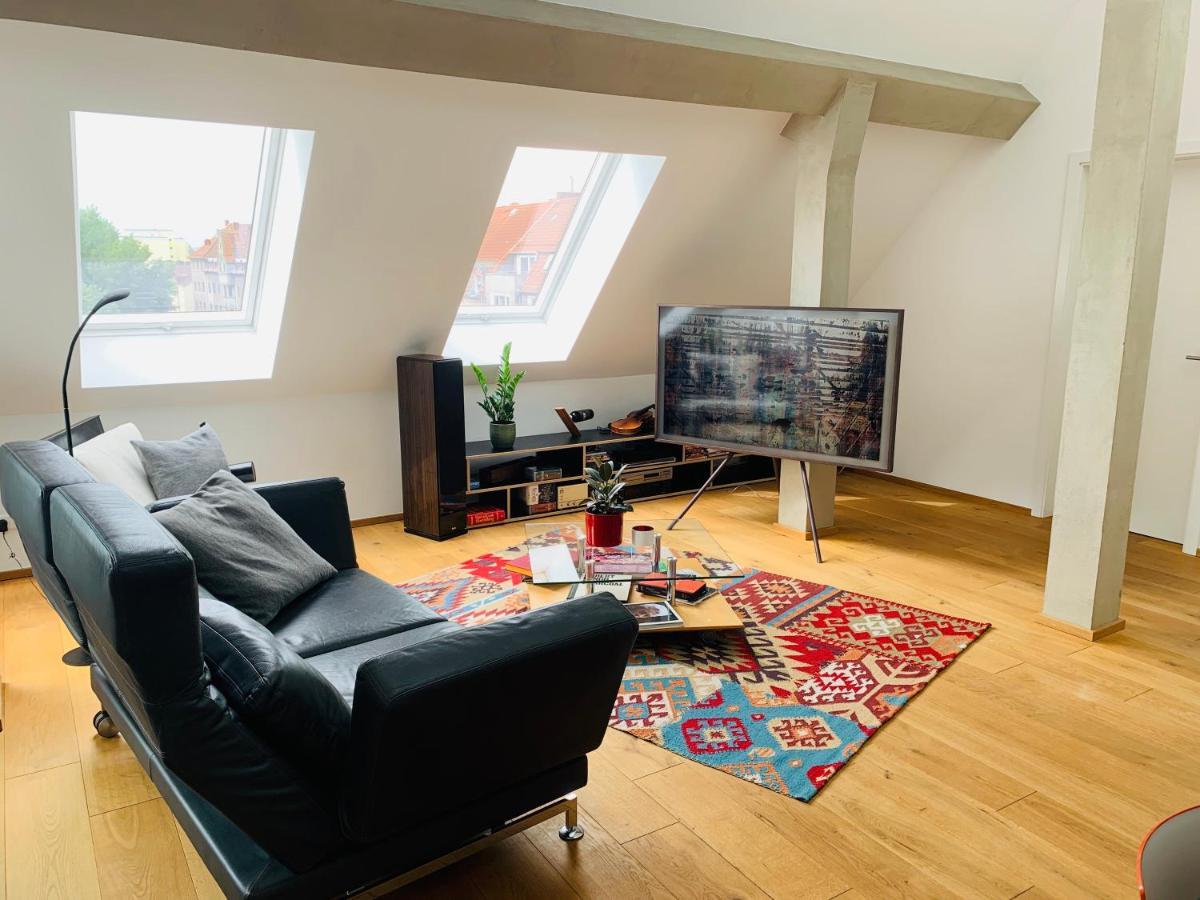 Exklusives Penthouse Im Ehemaligen Bunker Apartment Hannover Exterior photo